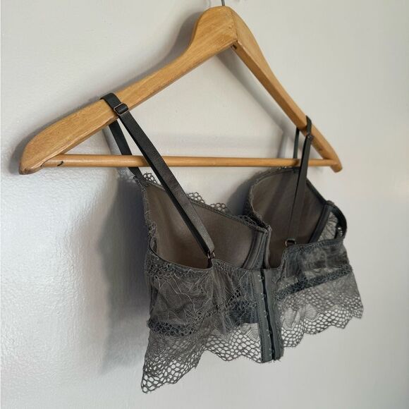 SALE! Khaki Green Danskin Lace Underwire Bra Size 34C EUC - Picture 4 of 5